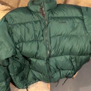 Green llbean winter jacket